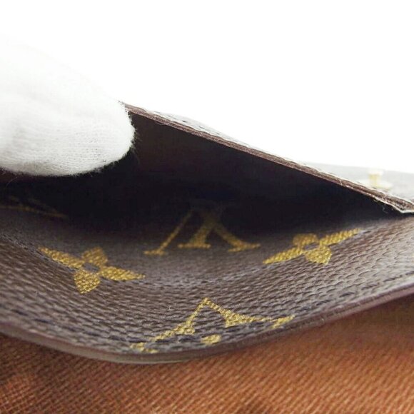 LOUIS VUITTON Long Wallet Monogram Beige Monogram Canvas Authentic USED - Picture 11 of 11